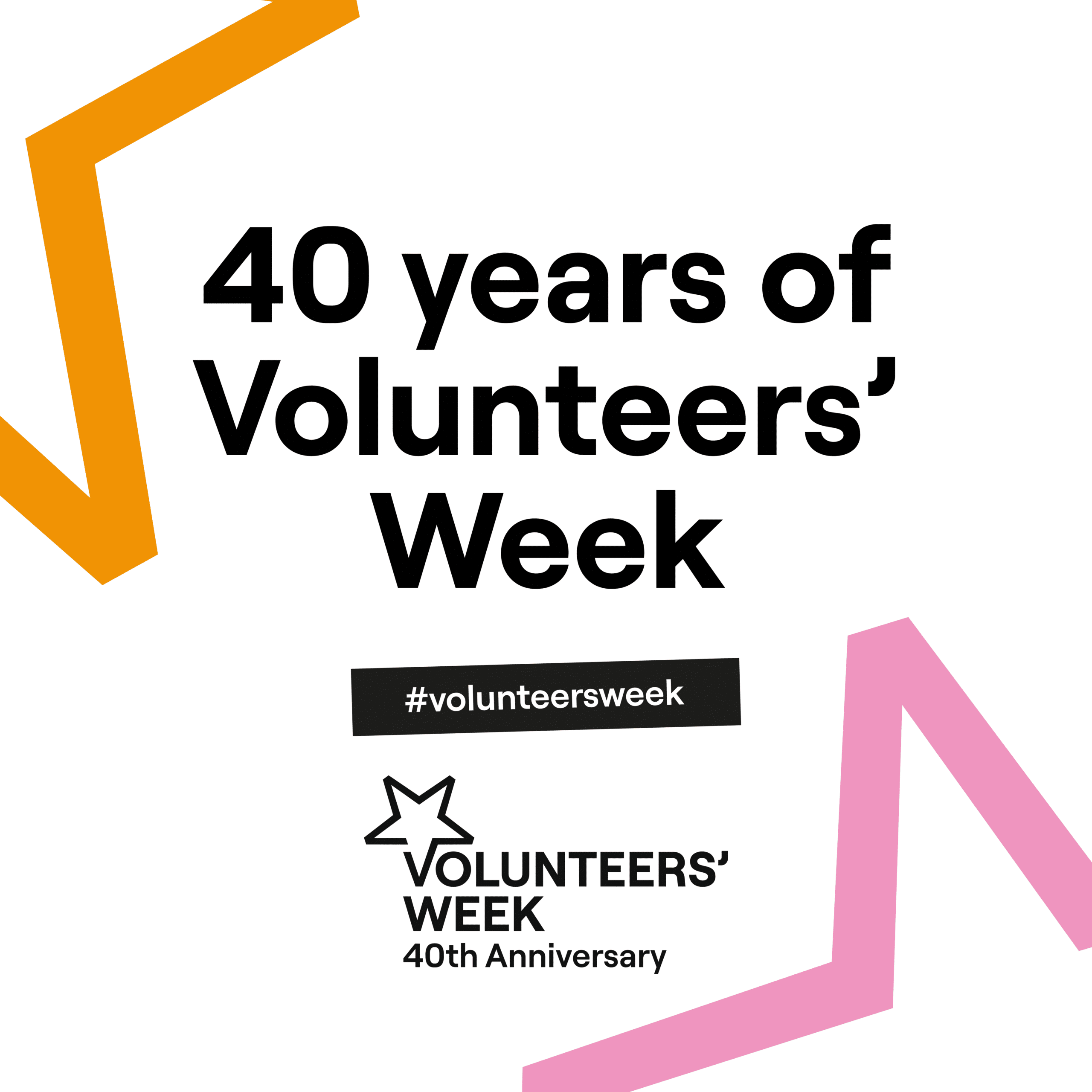 40 years of volunteers' week